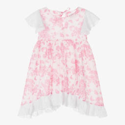 Selini Action-Girls Pink & White Floral Sundress | Childrensalon Outlet