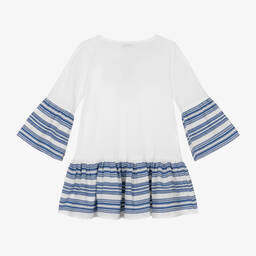 Selini Action-Girls White Cotton Dress | Childrensalon Outlet