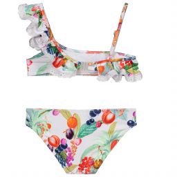 Selini Action-Girls White Fruit Print Bikini | Childrensalon Outlet