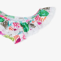 Selini Action-Girls White Heart Print Bikini | Childrensalon Outlet