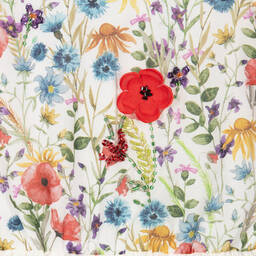 Selini Action-Girls White Tiered Floral Ruffle Dress | Childrensalon Outlet