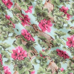 Selini Action-Pink & Green Cotton Dress | Childrensalon Outlet