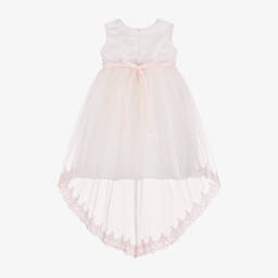 Sevva-Girls Blush Satin Tulle Gown | Childrensalon Outlet
