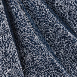 Sevva-Girls Elegant Navy & Silver Dress | Childrensalon Outlet