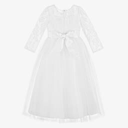 Sevva-Элегантное белое кружевное платье для девочек | Childrensalon Outlet