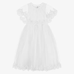 Sevva-Элегантный белый комплект из тюля для девочек | Childrensalon Outlet