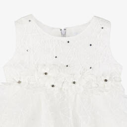 Sevva-Платье из кремового тюля для девочек | Childrensalon Outlet