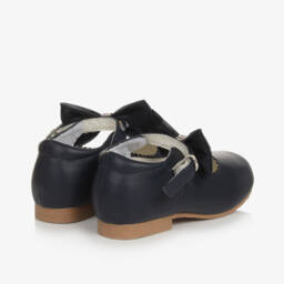 Sevva-Girls Navy Bar Shoes | Childrensalon Outlet