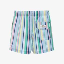 Shade Critters-شورت سباحة مقلم لون أزرق للأولاد (UPF 50+) | Childrensalon Outlet