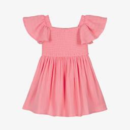Shade Critters-Платье из кораллового муслина с вышивкой для девочек | Childrensalon Outlet