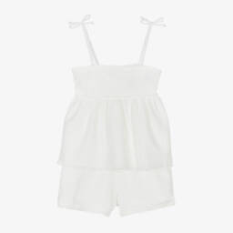 Shade Critters-طقم شاطئي دانتيل عاجي للبنات | Childrensalon Outlet