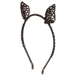 Sienna Likes To Party-طوق شعر "القطة" لون أسود | Childrensalon Outlet