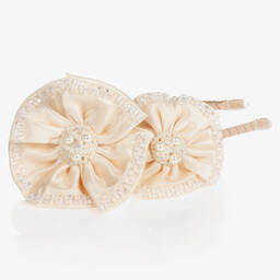 Sienna Likes To Party-Кремовый ободок с цветами | Childrensalon Outlet