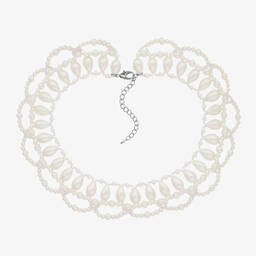 Sienna Likes To Party-Кремовое ожерелье из искусственного жемчуга для девочек | Childrensalon Outlet