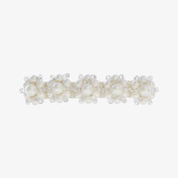 Sienna Likes To Party-Girls Pearl & Crystal Hair Clip (9cm) | Childrensalon Outlet