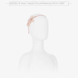 Sienna Likes To Party-Girls Pink Flower Hairband | Childrensalon Outlet