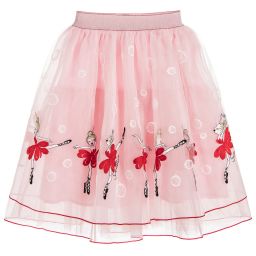 Simonetta-Girls Pink Ballerina Skirt  | Childrensalon Outlet