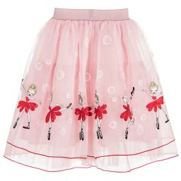 Simonetta-Girls Pink Ballerina Skirt  | Childrensalon Outlet