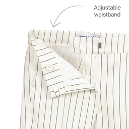 Simonetta-White Pinstripe Trousers | Childrensalon Outlet