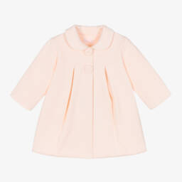 Sofija-Розовое хлопковое пальто для девочек | Childrensalon Outlet