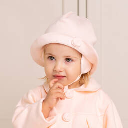 Sofija-قبعة أطفال ولادي قطن لون زهري فاتح | Childrensalon Outlet