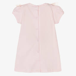 Sofija-Розовое хлопковое платье для девочек | Childrensalon Outlet