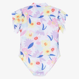 Soli Swim-Girls Floral Zippered Swimwear Delight | Childrensalon Outlet