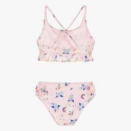 Soli Swim-Розовое бикини с единорогами (UPF50+) | Childrensalon Outlet