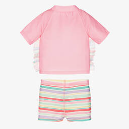 Soli Swim-Girls Pink Unicorn Swim Set (UPF50+) | Childrensalon Outlet