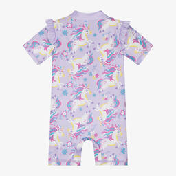 Soli Swim-طقم واقي من الشمس بطبعة يونيكورن (UPF50+) | Childrensalon Outlet