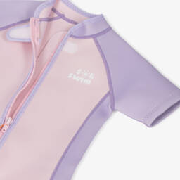 Soli Swim-مايوه بناتي بلون وردي بنفسجي زاهي | Childrensalon Outlet