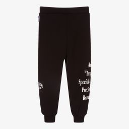 Sometime Soon-Boys Black Cotton Joggers | Childrensalon Outlet