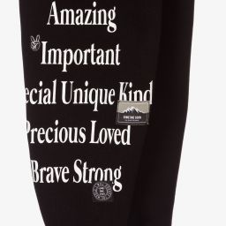 Sometime Soon-Boys Black Cotton Joggers | Childrensalon Outlet