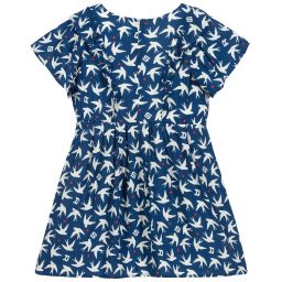 Sonia Rykiel Paris-فستان فيسكوز لون أزرق | Childrensalon Outlet