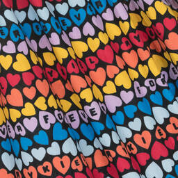 Sonia Rykiel Paris-Girls Black Cotton Heart Dress | Childrensalon Outlet