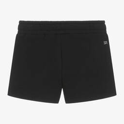Sonia Rykiel Paris-شورت قطن جيرسي لون أسود للبنات | Childrensalon Outlet