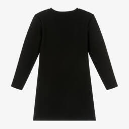 Sonia Rykiel Paris-Girls Black Diamanté Knit Dress | Childrensalon Outlet