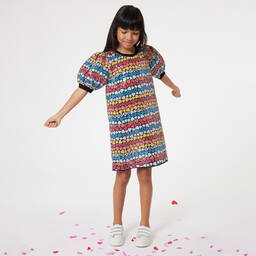Sonia Rykiel Paris-Girls Black Sequin Heart Dress | Childrensalon Outlet
