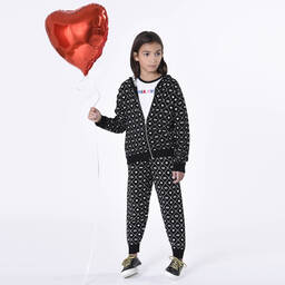 Sonia Rykiel Paris-Girls Black & White Knitted Zip-Up Top | Childrensalon Outlet