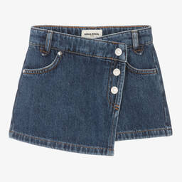 Sonia Rykiel Paris-Girls Blue Denim Skort | Childrensalon Outlet