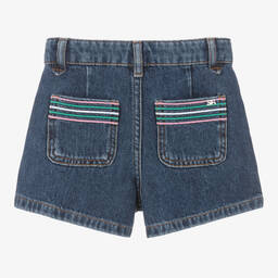 Sonia Rykiel Paris-Girls Blue Denim Skort | Childrensalon Outlet