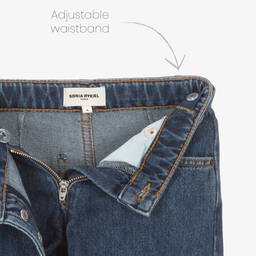 Sonia Rykiel Paris-Girls Blue Denim Skort | Childrensalon Outlet