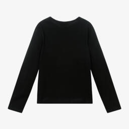 Sonia Rykiel Paris-Girls Cotton Paris Design Top | Childrensalon Outlet