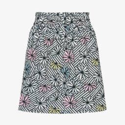 Sonia Rykiel Paris-Юбка из хлопка с полосками и цветочным узором для девочек | Childrensalon Outlet