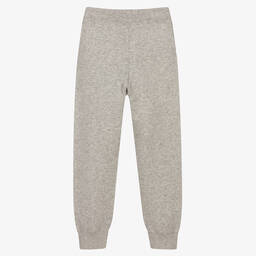 Sonia Rykiel Paris-Girls Grey Knit Logo Joggers | Childrensalon Outlet