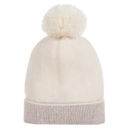 Sonia Rykiel Paris-Girls Ivory Knitted Logo Hat | Childrensalon Outlet