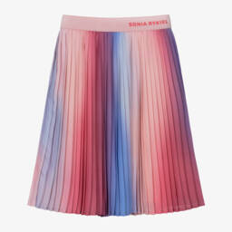 Sonia Rykiel Paris-Girls Multicolour Pleated Chiffon Skirt | Childrensalon Outlet