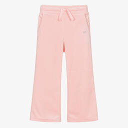 Sonia Rykiel Paris-Розовые велюровые джоггеры | Childrensalon Outlet