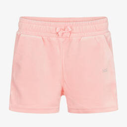 Sonia Rykiel Paris-Girls Pink Velour Shorts | Childrensalon Outlet