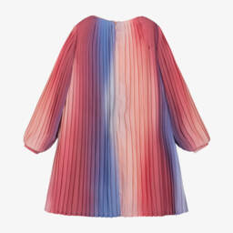 Sonia Rykiel Paris-Girls Pleated Gradient Chiffon Dress | Childrensalon Outlet